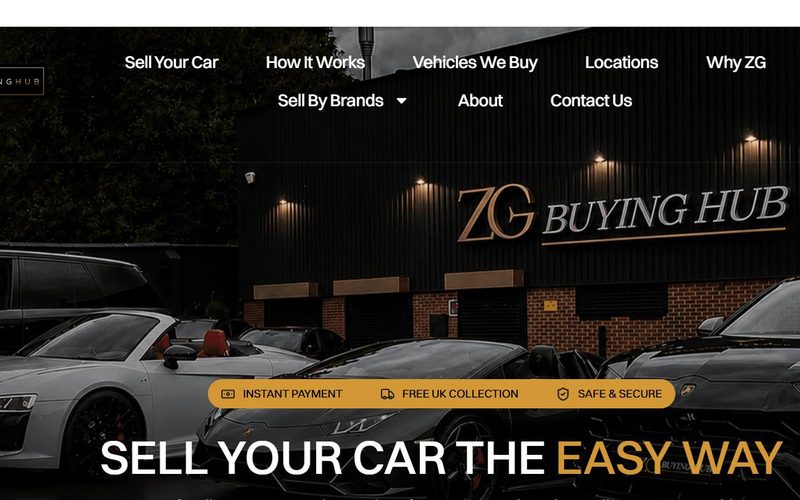 ZG Buying Hub — A Lead-Generation Platform for the UK's Prestige Car Market